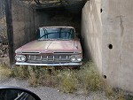 1959 Chevy wedged in on High St. Click here for larger view.